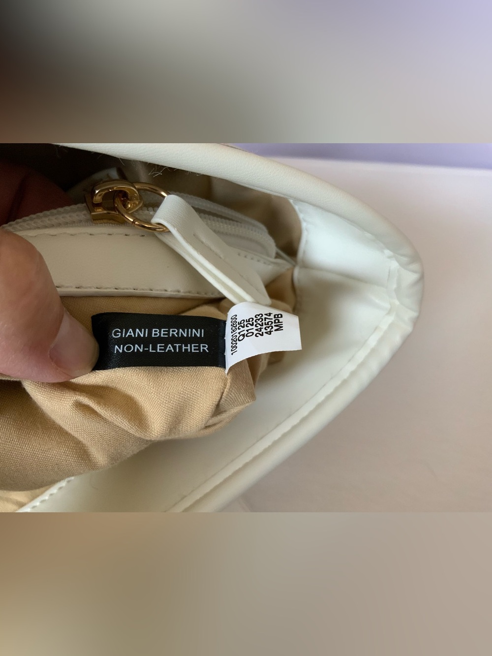 Giani Bernini Floral Signature Tote Shoulder Bag White Multicolor - Picture 6 of 16
